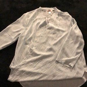 Loft XL faux wrap shirt